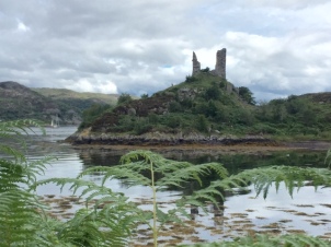 Scotland Skye Castle ruin